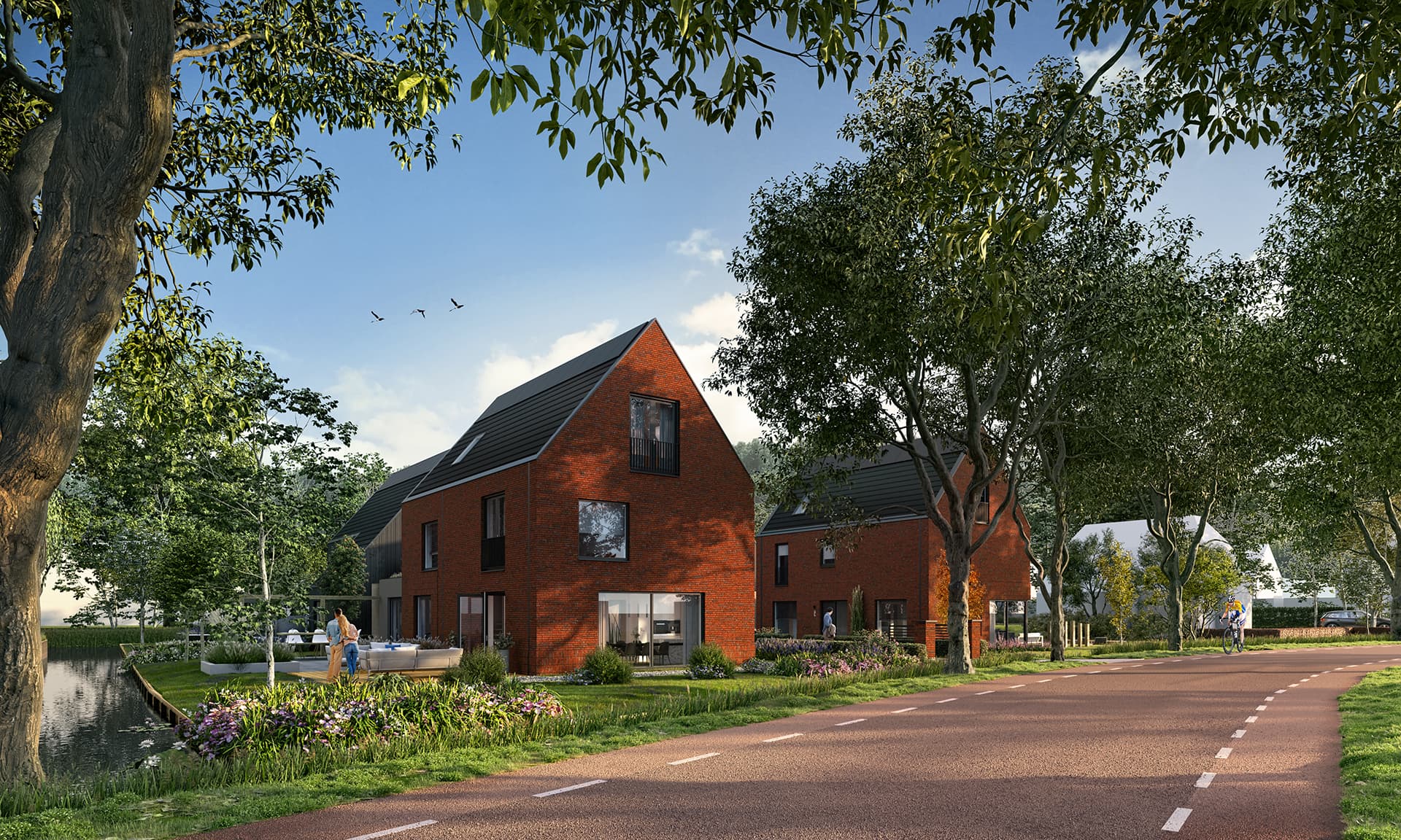EEN DOMEIN IN EEN DORP IN DE STAD